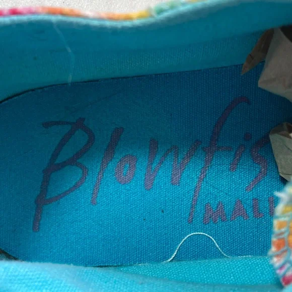 Blowfish Tie-Dye Sneakers with White Accents - Picture 2 of 6